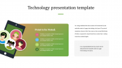 Attractive Technology Presentation Template With Mobile