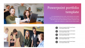 Our Predesigned PowerPoint Portfolio Template-Five Node