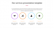 Creative Our Services Presentation Template Slide Designs