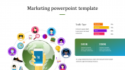 Attractive Marketing PowerPoint Template Presentation