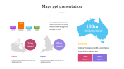 Outstanding Maps PPT Presentation For Your Requirement
