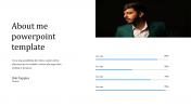 Excellent About Me PowerPoint Template Presentation