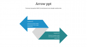 Inspire everyone with Arrow PPT Slide Themes Design