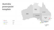 Australia map PowerPoint Template and Google Slides Themes