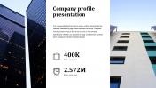 Magnificent Company Profile Presentation Template Slides
