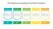 Free Business Consulting PowerPoint Templates-5 Node
