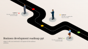 Business development roadmap PPT Template & Google Slides