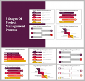 5 Stages of Project Management Process Google Slides