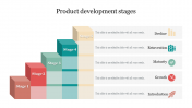 Creative Product Development Stages PPT Template Design