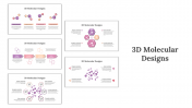 3D Molecular Designs PowerPoint And Google Slides Templates