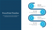 Successive PowerPoint Timeline Slide Template Diagram