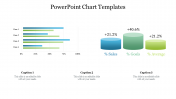 Creative PowerPoint Chart Templates Slide-Three Node