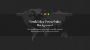 Effective World Map PowerPoint Background Slide Template