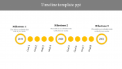 Best Timeline Template PPT Template Slide Presentation