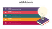 Best Light Bulb Thought PPT Template Presentation Design