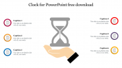 Innovative Clock For PowerPoint Free Download Slide Template