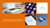 Digital Marketing Portfolio PPT Presentation & Google Slides