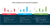 Data Analysis PowerPoint Template with Chart 