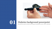 Bright Diabetes Background PowerPoint Slides presentation