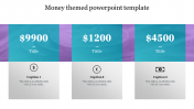 Awesome Money Themed PowerPoint Template Slides
