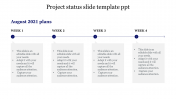 Amazing Project Status Slide Template PPT Presentation