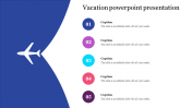 Vacation PowerPoint Presentation Template With Flight