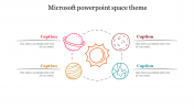 Microsoft PowerPoint Space Theme Presentation Template