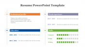 Innovative Resume PowerPoint And Google Slides Template 