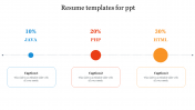 Fantabulous Resume Templates For PPT Presentation Slides