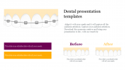 Editable Dental Presentation Templates With Two Nodes
