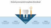 Best Dental PowerPoint Templates Download With Four Nodes
