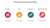 Interesting Tools Presentation PPT Template Diagram