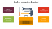 Innovative Toolbox Presentation Download PowerPoint Slide