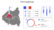 Effective Paris Template PPT Free Slide With Two Nodes