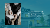Attractive Contracts Microsoft Template PowerPoint