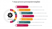 7 Steps Process PPT Template Presentation and Google Slides