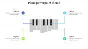Piano PowerPoint Theme Free Template Presentation Slides