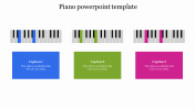 Piano PowerPoint Template Presentation & Google Slides
