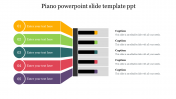 Simple Piano PowerPoint Slide Template PPT Presentations