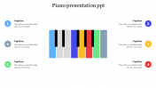Editable Piano Presentation PPT Template PowerPoint Slides
