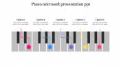 Piano Microsoft Presentation PPT PowerPoint Template Slides
