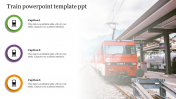 Best Train PowerPoint Template PPT Presentation Slides