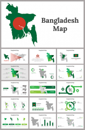 Bangladesh Map PowerPoint and Google Slides Templates