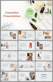 Attractive Cosmetics PowerPoint And Google Slides Templates