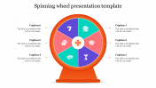 Spinning Wheel PPT Presentation Template & Google Slides