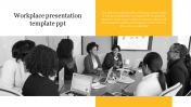 Best Workplace presentation template PowerPoint Slide