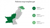 Innovative Pakistan Map Template PPT Presentation Design