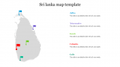 Stunning Sri Lanka Map Template Presentation Slide Design