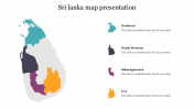 Download Our Creative Sri Lanka Map Presentation-4 Node