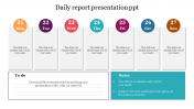 Daily Report Presentation PPT Template and Google Slides
